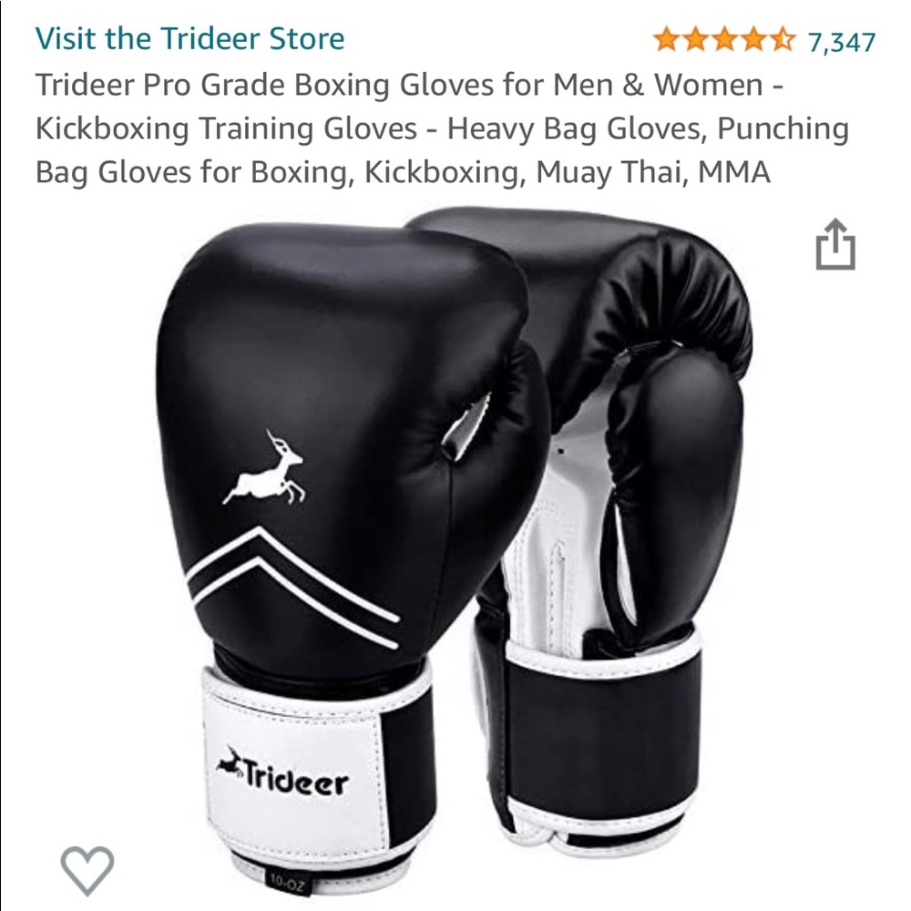 Trideer Pro Grade Boxing Gloves